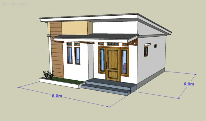 Dekorasi Rumah Minimalis 6x6 Meter