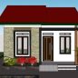 Rumah Minimalis Tipe 36 tampak depan