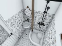 kamar mandi rumah mungil