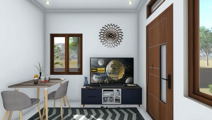 rumah minimalis bagian tengah