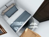 rumah minimalis mungil kamar tidur