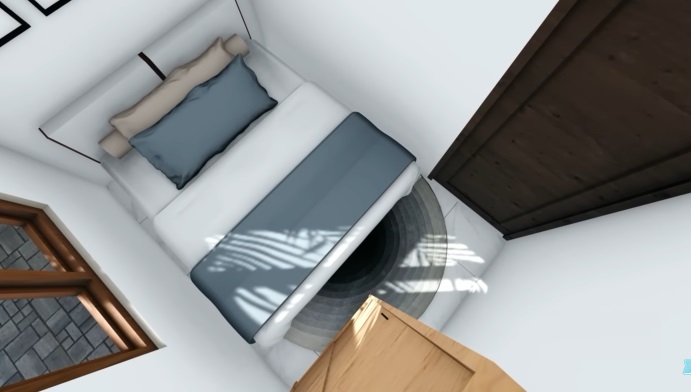 rumah minimalis mungil kamar tidur