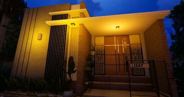 tampak depan Rumah Minimalis 