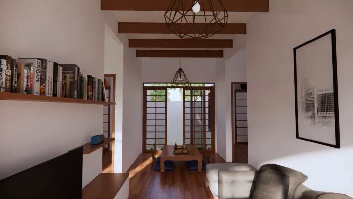 Rumah Minimalis Jepang interior